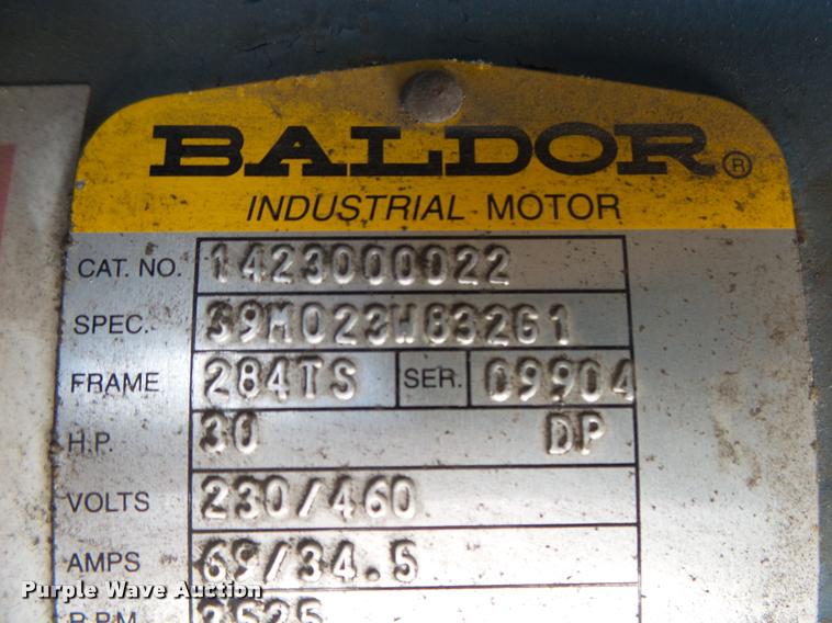 image for item DA9189 1999 Quincy QMT30ACA22SF air compressor