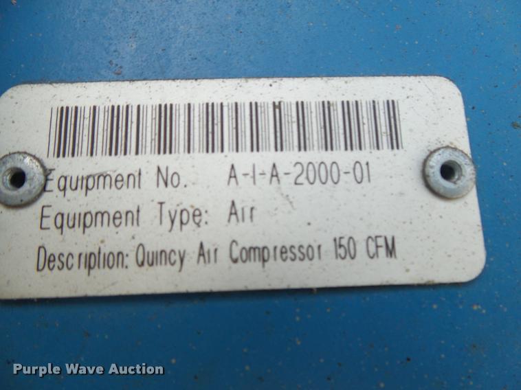 image for item DA9189 1999 Quincy QMT30ACA22SF air compressor