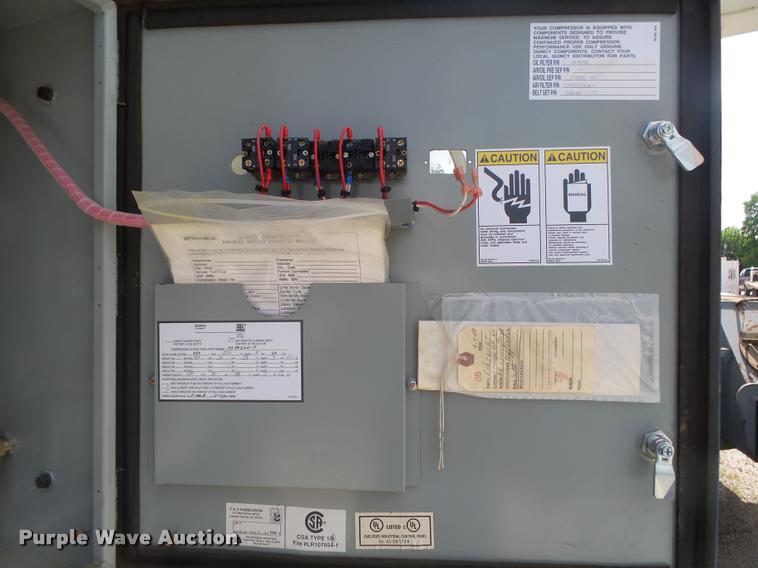 image for item DA9190 1999 Quincy QMT30ACA32SF air compressor