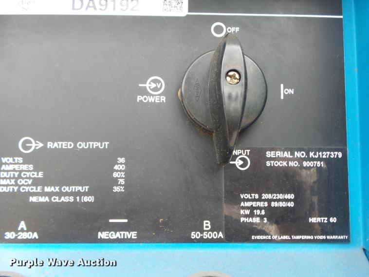 image for item DA9192 Miller SRH444 welder