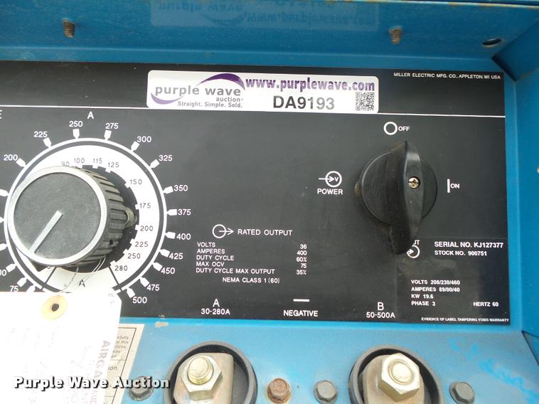 image for item DA9193 Miller SRH444 welder