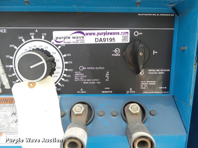 image for item DA9195 Miller SRH444 welder