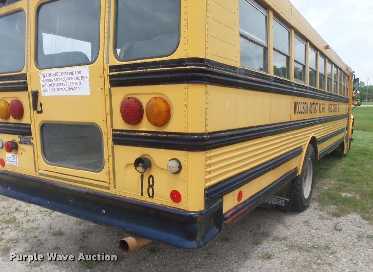 image for item DB0980 1995 International 3800 school bus