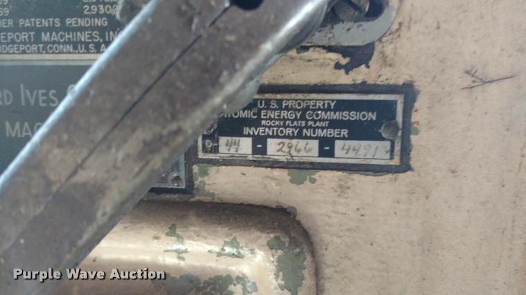 image for item DB0995 1970 Bridgeport SK180HJ204A drill press