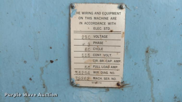 image for item DB0996 1973 American Wyle Company lathe