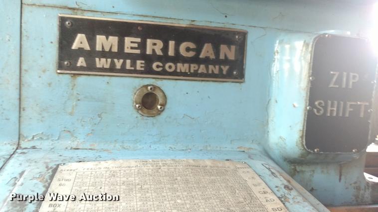 image for item DB0996 1973 American Wyle Company lathe