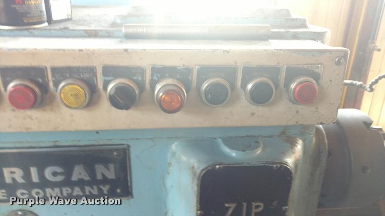 image for item DB0996 1973 American Wyle Company lathe