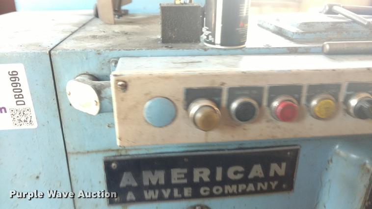 image for item DB0996 1973 American Wyle Company lathe