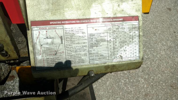 image for item DB0997 Startrite H175 bandsaw