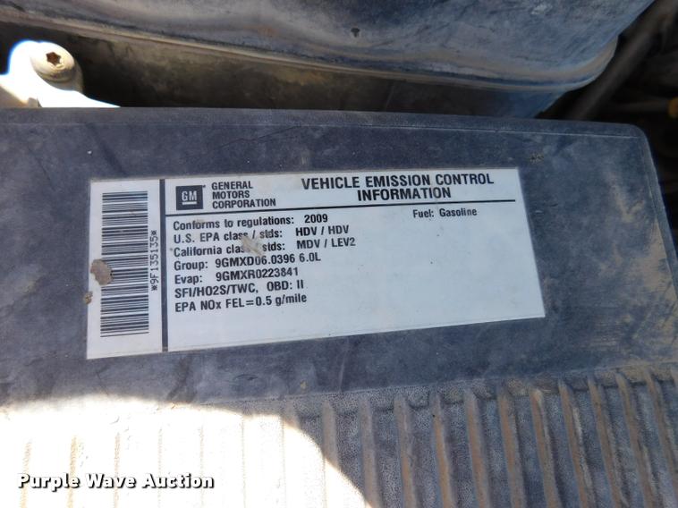 image for item DB9496 2009 GMC Sierra 2500HD pickup truck