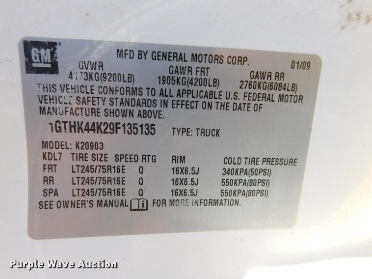 image for item DB9496 2009 GMC Sierra 2500HD pickup truck