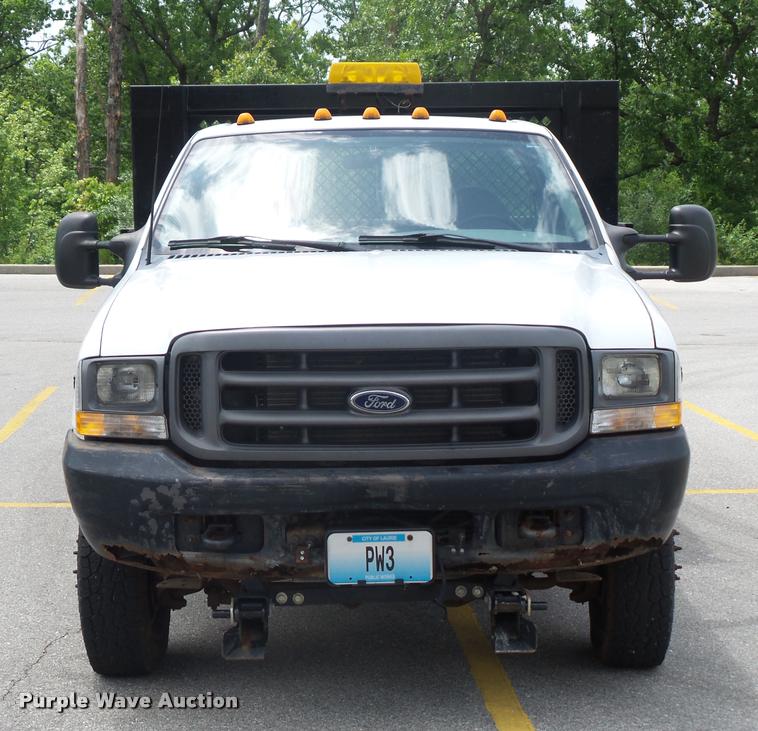 image for item DD9494 2002 Ford F350 Super Duty dump bed pickup truck