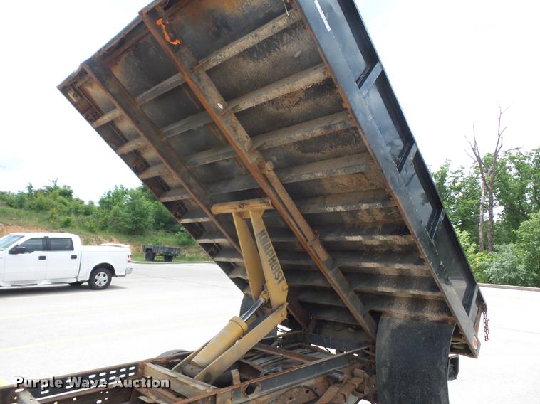 image for item DD9494 2002 Ford F350 Super Duty dump bed pickup truck
