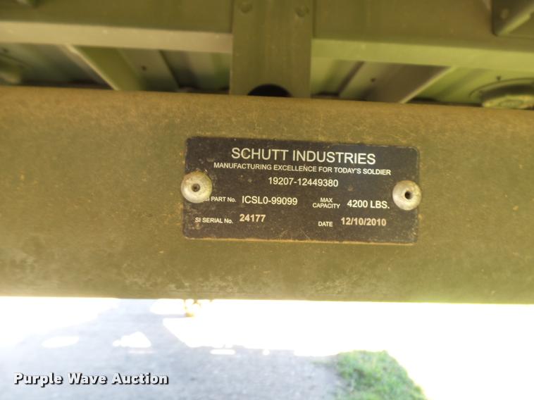 image for item DE9618 2013 U.S. Military M-1102 utility trailer