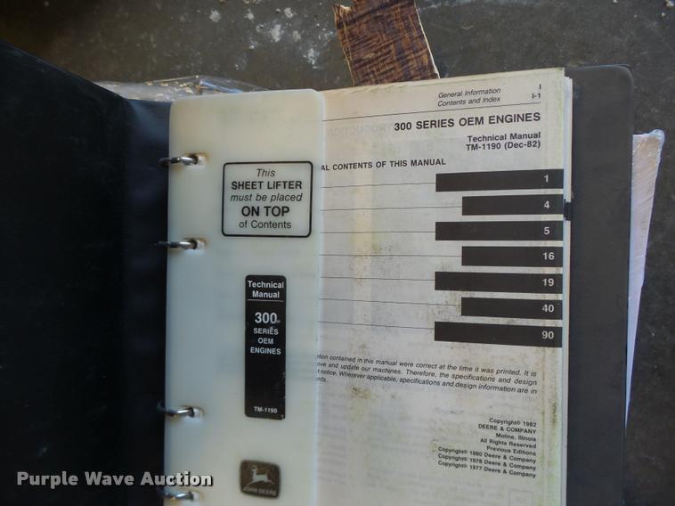 image for item DF9268 Parts and service manuals