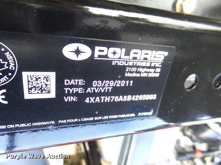 image for item DF9273 2011 Polaris Ranger XP utility vehicle