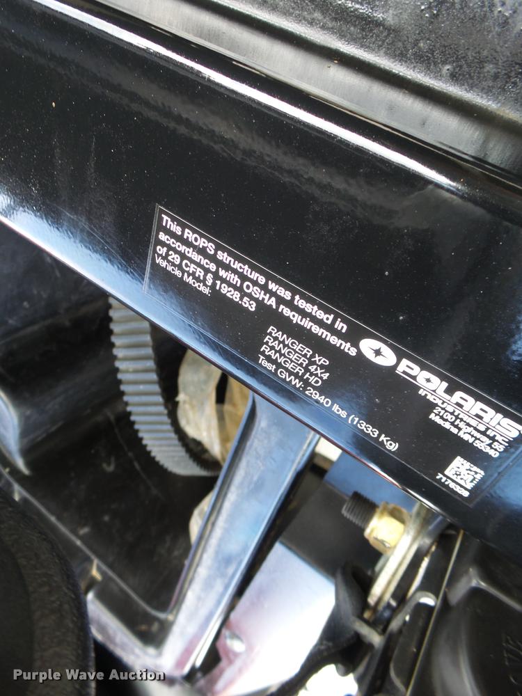 image for item DF9273 2011 Polaris Ranger XP utility vehicle