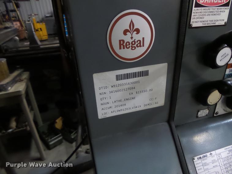image for item DF9285 Leblond Regal lathe