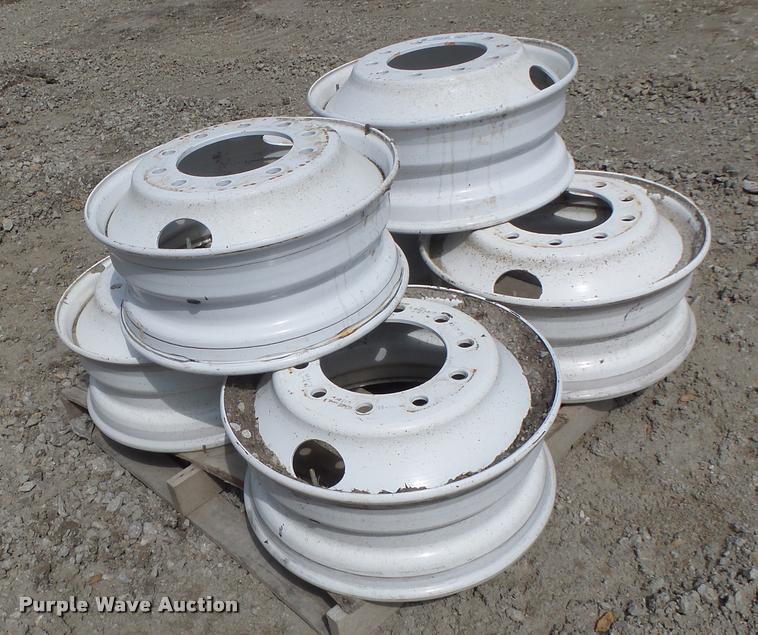 image for item DF9288 (6) 22.5x8.25 steel wheels