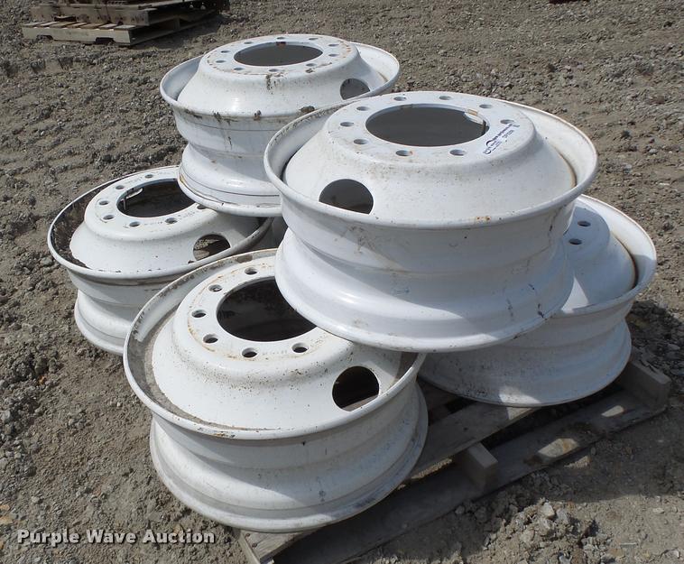 image for item DF9288 (6) 22.5x8.25 steel wheels