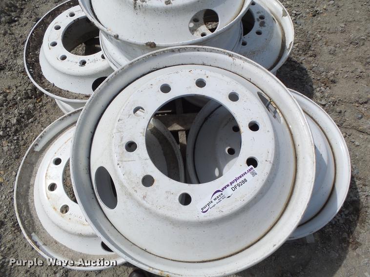 image for item DF9288 (6) 22.5x8.25 steel wheels