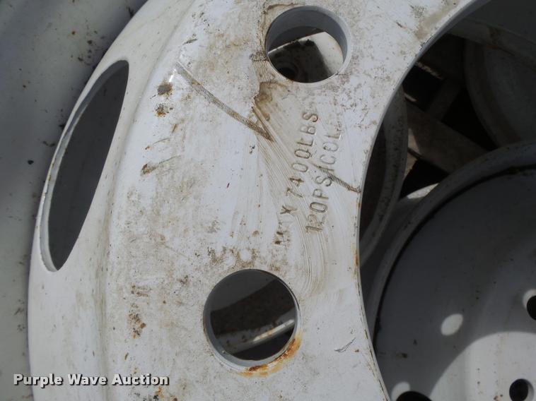 image for item DF9288 (6) 22.5x8.25 steel wheels