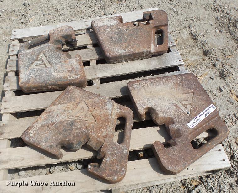 image for item DF9293 Allis Chalmers suitcase weights