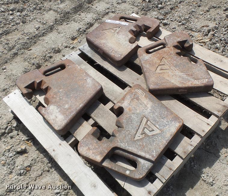 image for item DF9293 Allis Chalmers suitcase weights