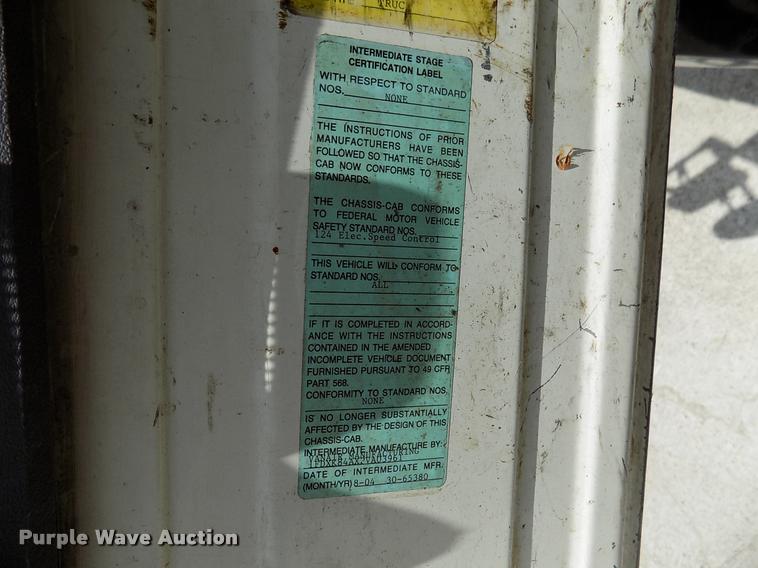 image for item DK9990 1993 Ford F800 box truck