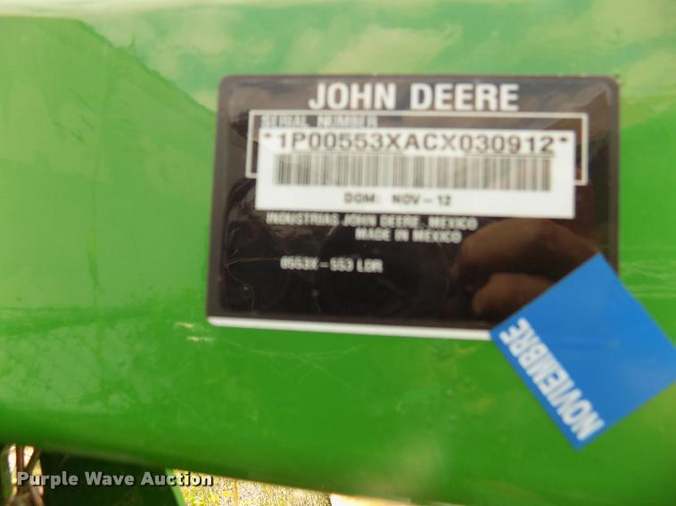 image for item DK9991 John Deere 553 loader