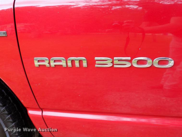 image for item DK9997 2006 Dodge Ram 3500 Quad Cab flatbed pickup truck