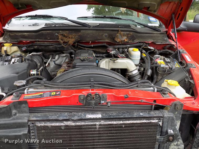 image for item DK9997 2006 Dodge Ram 3500 Quad Cab flatbed pickup truck