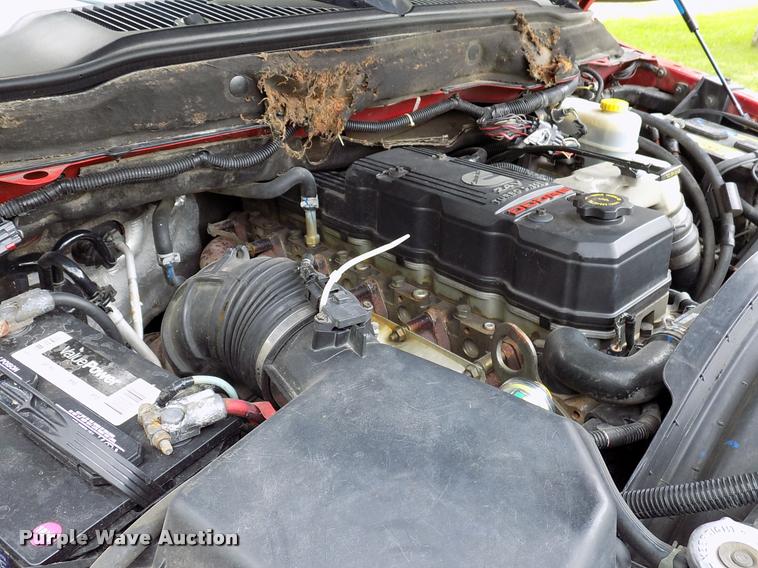 image for item DK9997 2006 Dodge Ram 3500 Quad Cab flatbed pickup truck