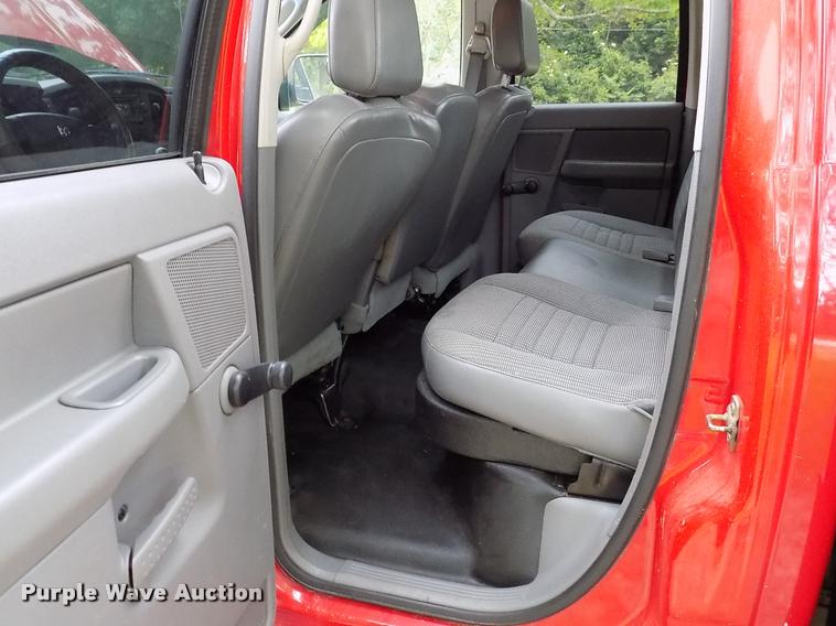 image for item DK9997 2006 Dodge Ram 3500 Quad Cab flatbed pickup truck