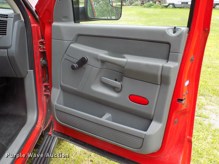 image for item DK9997 2006 Dodge Ram 3500 Quad Cab flatbed pickup truck