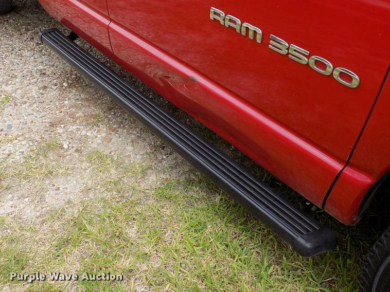 image for item DK9997 2006 Dodge Ram 3500 Quad Cab flatbed pickup truck