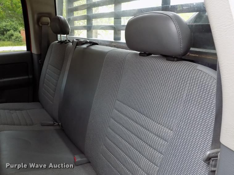 image for item DK9997 2006 Dodge Ram 3500 Quad Cab flatbed pickup truck