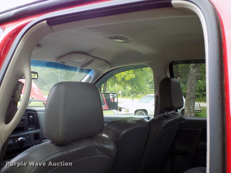 image for item DK9997 2006 Dodge Ram 3500 Quad Cab flatbed pickup truck