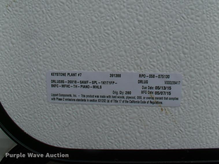 image for item DP9309 2016 Keystone Hideout camper