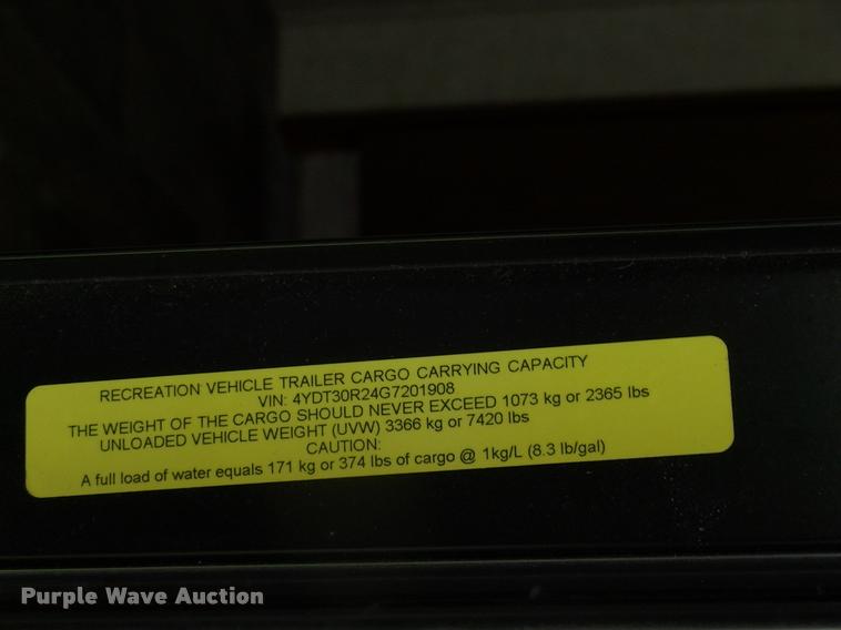 image for item DP9309 2016 Keystone Hideout camper