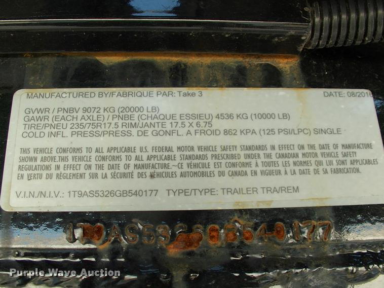 image for item DP9366 2016 Take 3 53XT car carrier trailer