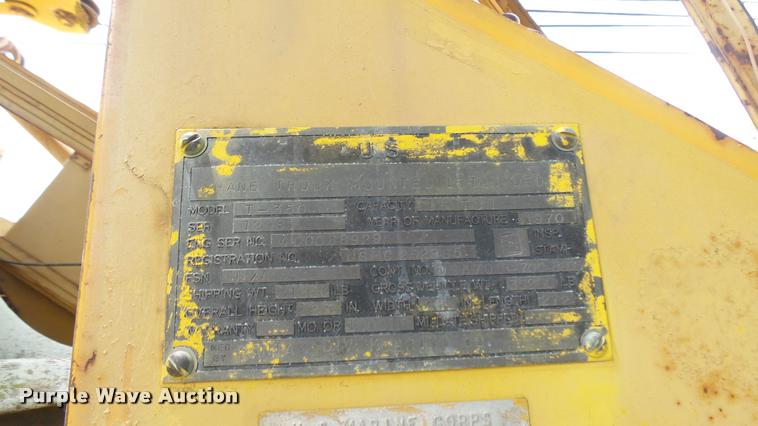 image for item DQ9015 1970 Bantam T-350 truck crane