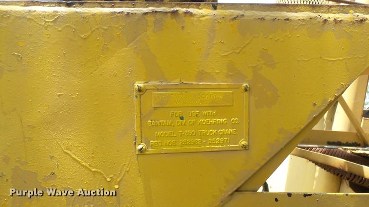 image for item DQ9015 1970 Bantam T-350 truck crane