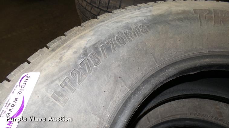 image for item DQ9025 (4) Firestone 275/70R18 tires