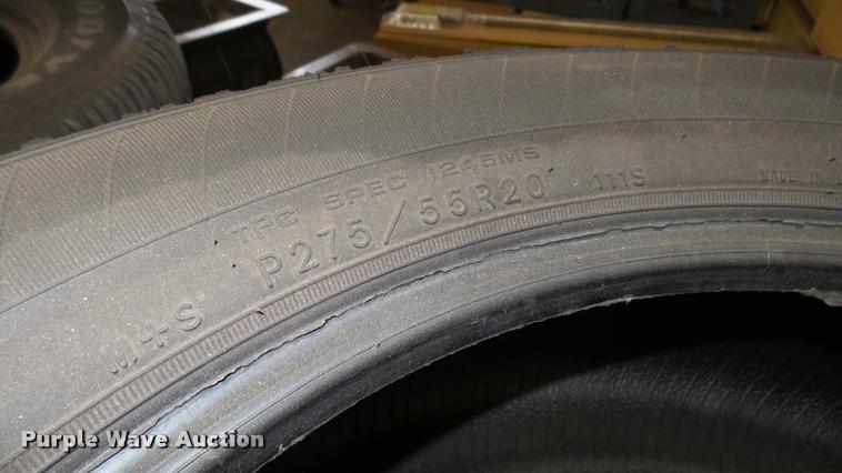 image for item DQ9026 (4) Goodyear P275/55R20 tires