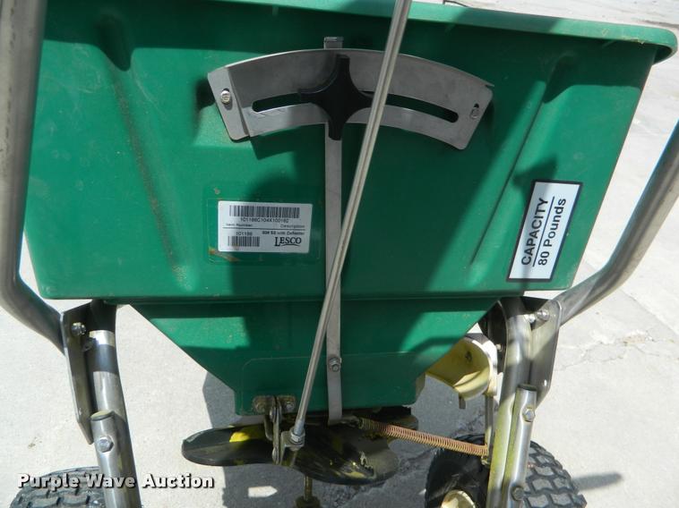 Lesco seed/fertilizer spreader in Ellsworth, KS Item K2508 sold Purple Wave