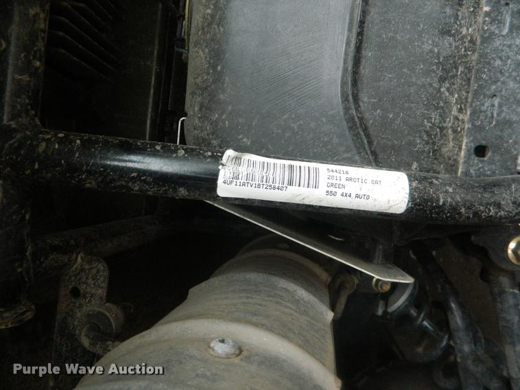 image for item K2526 2011 Arctic Cat 550 utility vehicle