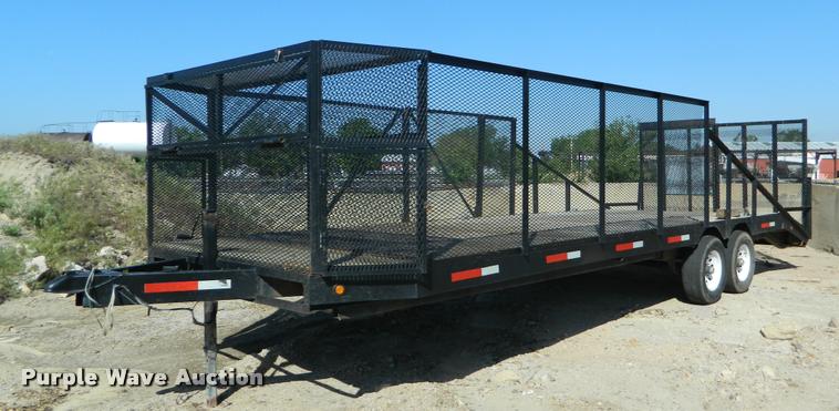 image for item K2552 2006 shop built utility trailer