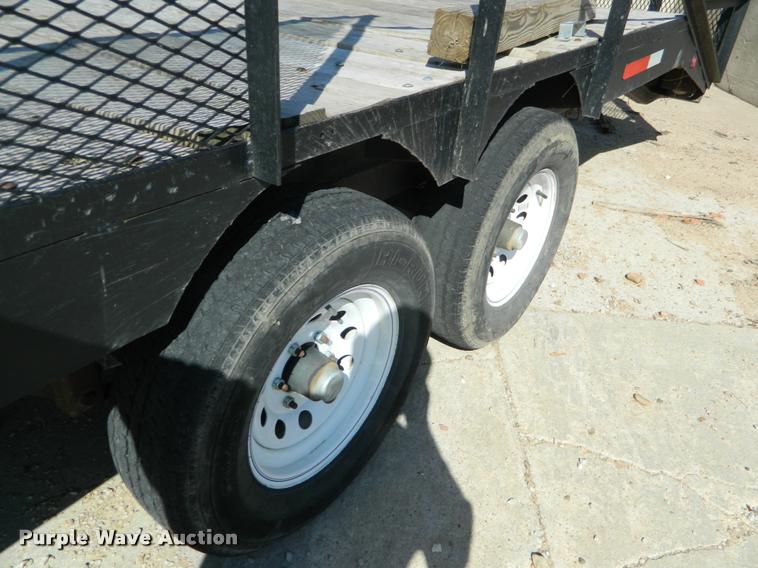 image for item K2552 2006 shop built utility trailer