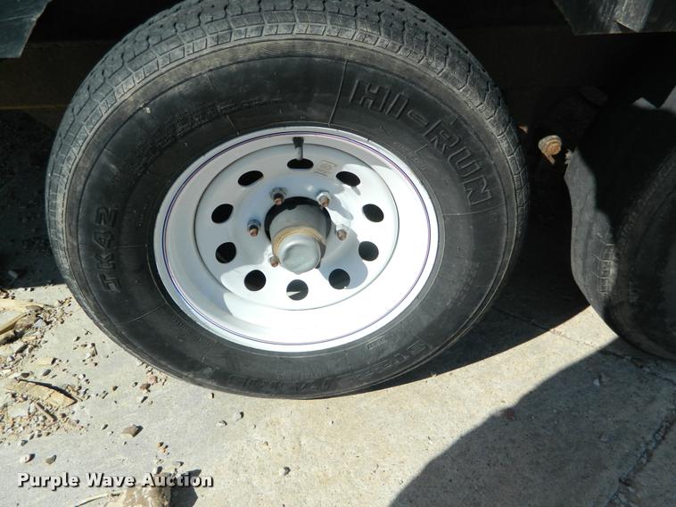 image for item K2552 2006 shop built utility trailer